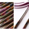 Knit Picks Options Interchangeable Rainbow Wood Circular Knitting Needle Set