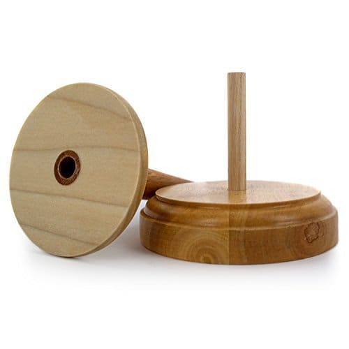 Wood Yarn Holder With Twirling Mechanism - Sewmall