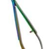 Curved Rainbow Colored Titanium Tipped EZ Snips (4.5in) Embroidery Scissors from ThreadNanny
