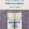 Schmetz Hemstitch/Wing Machine Needles Size 16/100