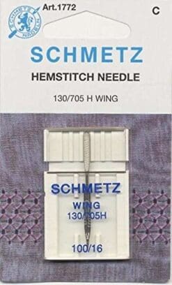 Schmetz Hemstitch/Wing Machine Needles Size 16/100