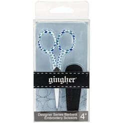 Gingher Barbara Embroidery Scissors, 4-Inch