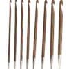 Knitpro 20735 Crochet Needle Set Symfonie Wood Tunisian, Interchangeable