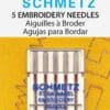 Schmetz Machine Embroidery Needles 75/11 and 90/14