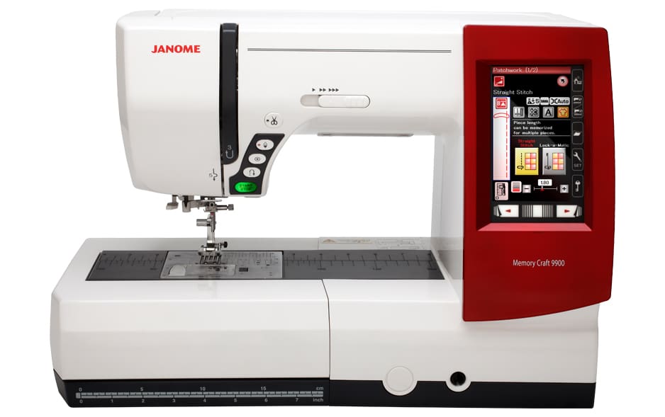 JANOME MC9900 Computerized Sewing & Embroidery Machine Sewmall
