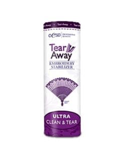 OESD Tear Away Ultra Clean & Tear Embroidery Stabilizer