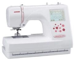 Janome Memory Craft 370E Embroidery Machine white