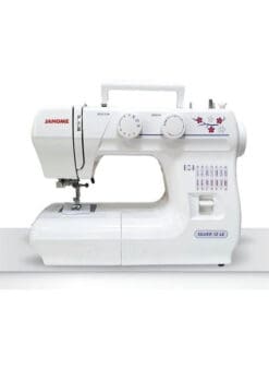 Janome Silver 12 LE Sewing Machine with Hard Cover