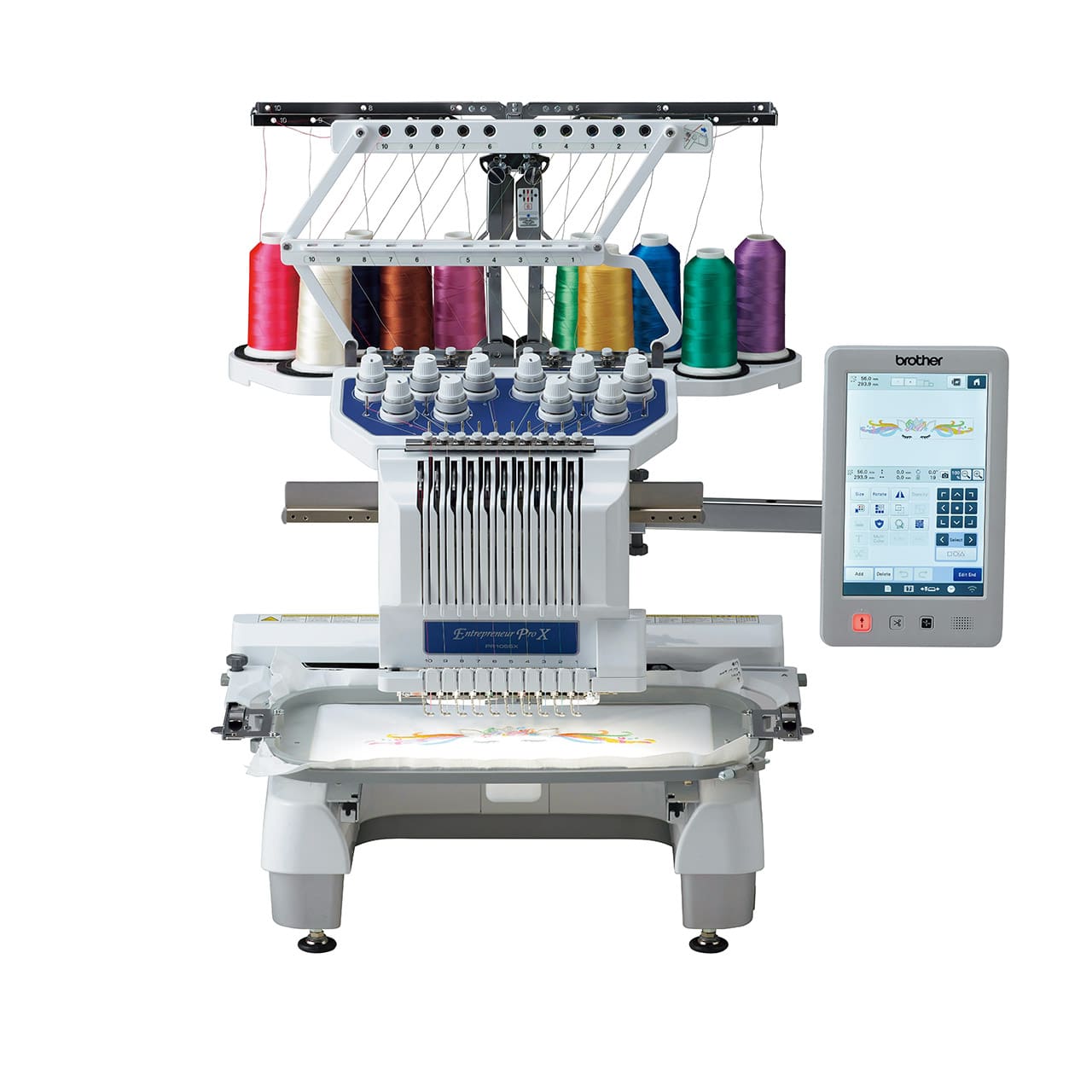 Brother Pr1055X Wireless Lan Computerized Embroidery Machine With Cap Frame And Other Frames 2 Brother Pr1055X Wireless Lan Computerized Embroidery Machine With Cap Frame And Other Frames - Image 2