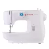 Singer M2105 Portable Sewing Machine, 8 Built-in Stitches, 4 Step Buttonhole, Foot Controller, Adjustable Stitch Length and Width, Accessories Kit, for Garments, Quilts and More