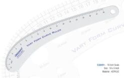 Linograph CQV01-Vary Form Curve Ruler (18″ Marking) 18″ x 5″