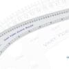 Linograph CQV10-Vary Form Curve Ruler (48cms Marking) 18″ x 5″