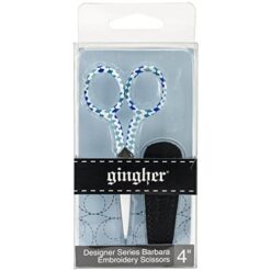 Gingher Barbara Embroidery Scissors, 4-Inch