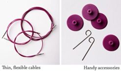 Alternative view of Knit Picks Options Interchangeable Rainbow Wood Circular Knitting Needle Set