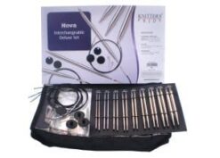 Knitter's Pride Nova Deluxe Interchangeable 4.5-inch (11.5cm) Long Tip Knitting Needle Set 100601