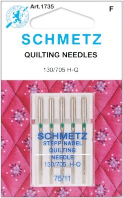 Schmetz Quilt Machine Needles 5/Pk- Size 11/75