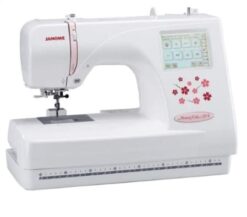 Janome Memory Craft 370E Embroidery Machine white