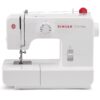 Singer SGM-1408 Sewing Machine with 8 Built-In Stitches, 63 Stitch Applications, Four-Step Buttonhole, Reverse, LED Light, Free Arm, Snap-On Presser Feet, Heavy Duty Metal Frame