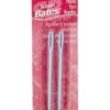 Susan Bates 2-Pack Plastic Yarn Knitting Needle, 2-3/4-Inch